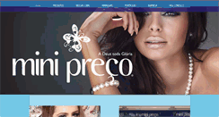 Desktop Screenshot of lojasminipreco.com.br